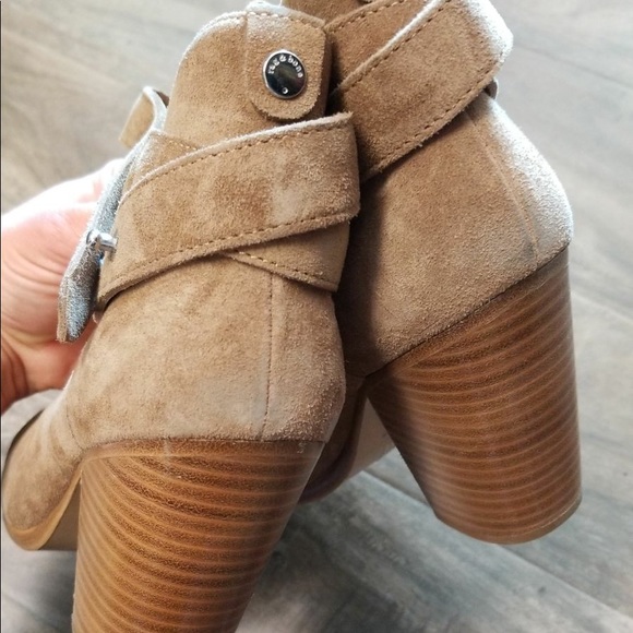 NEW [Rag & Bone] Harrow camel suede booties boots - Picture 6 of 6